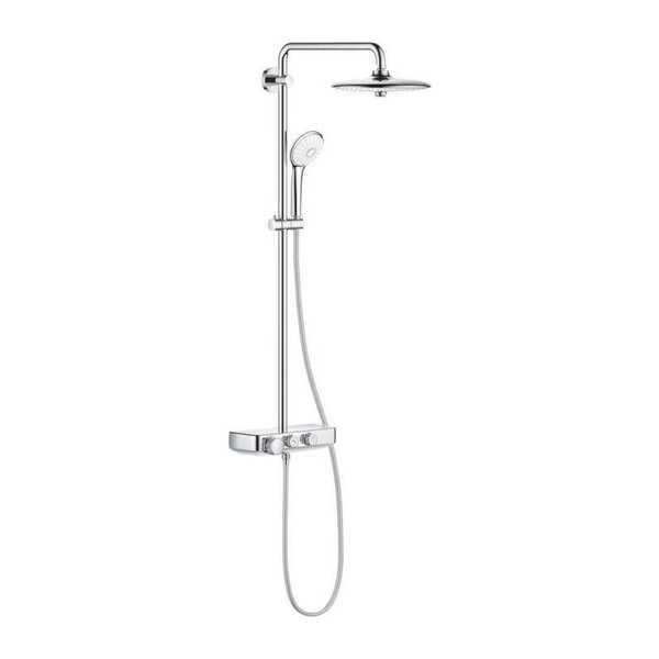 Grohe colonne de douche avec mitigeur thermostatique euphoria smartcontrol system 260 mono 26509000