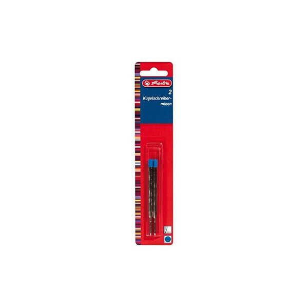 herlitz Recharge pour stylo à bille format pro  bleu