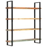 vidaXL Bibliothèque 4 niveaux 160x40x180cm Bois solide de récupération