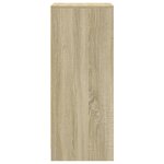 vidaXL Buffet avec LED chêne sonoma 42 5x34x85 cm bois d'ingénierie