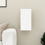 vidaXL Meuble TV Blanc 30 5x30x60 cm Bois d’ingénierie
