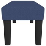 vidaXL Banc Bleu 100x30x30 cm Tissu