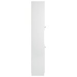 vidaXL Armoire de salle de bain blanc 32x34x188 5 cm bois d'ingénierie