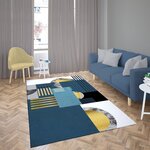 Tapis de salon JODHPUR 120 x 180 cm - Bleu