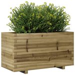 vidaXL Jardinière 90x40x49 5 cm bois de pin imprégné