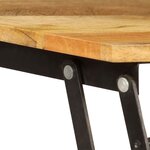 vidaXL Table basse Bois de manguier massif 110 x 55 x 35 cm