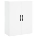 vidaXL Armoire murale blanc 69 5x34x90 cm bois d'ingénierie