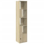 vidaXL Bibliothèque chêne sonoma 40x36x189 cm bois d'ingénierie