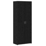 vidaXL Highboard Chêne Noir 70x42.5x185 cm Bois d'ingénierie