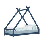 Lit tipi enfant TAHUKA 80 x 160 bleu marine