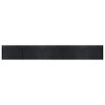 vidaXL Tapis rectangulaire noir 70x500 cm bambou