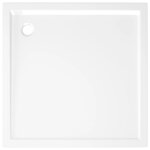 vidaXL Receveur de douche carré ABS 90x90 cm