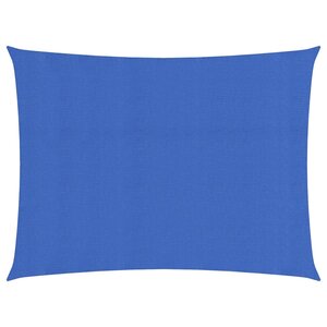 vidaXL Voile d'ombrage 160 g/m² rectangulaire bleu 3x4 m PEHD