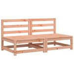 vidaXL Canapés de jardin sans accoudoirs 2 Pièces bois massif douglas