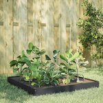 vidaXL Lit surélevé de jardin anthracite 100x100x18 5 cm acier