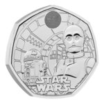 R2D2 et C3PO - Star Wars - 50 Pences 2023 BU