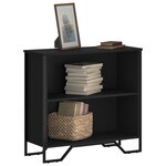 vidaXL Bibliothèque noir 80x31x74 5 cm bois d'ingénierie