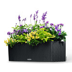 LECHUZA Jardinière BALCONERA Cottage 80 ALL-IN-ONE Granit