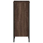 vidaXL Bibliothèque chêne marron 50x31x74 5 cm bois d'ingénierie
