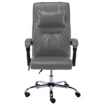 Chaise fauteuil siège de bureau informatique étude de massage anthracite similicuir anthracite 02_0024004