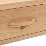 vidaXL Table console Bois massif de sapin 115x40 5x76 cm