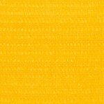 vidaXL Voile d'ombrage 160 g/m² rectangulaire jaune 4x6 m PEHD
