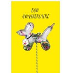 Carte Signature Relief Anniversaire - 11 5 X 17cm - Draeger paris
