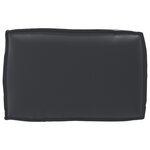 vidaXL Coussin de palette pour dossier Noir 60x40x12 cm Tissu Oxford