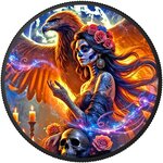 Pièce de monnaie en Argent g 31.1 (1 oz) Millésime 2024 DIA DE LOS MUERTOS