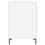 vidaXL Bureau Blanc brillant 140x50x75 cm Bois d'ingénierie