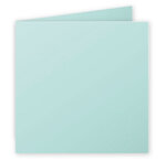 Pack de 25 Cartes 210g pliée 135x135 vert jade 210g Clairefontaine