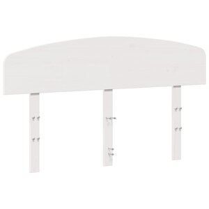 vidaXL Tête de lit blanc 160 cm bois massif de pin