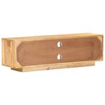 vidaXL Meuble TV 116x30x35 cm Bois de manguier solide