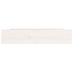vidaXL Tiroirs de lit 4 Pièces Blanc Bois de pin massif