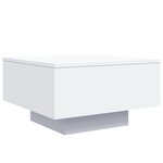 vidaXL Table basse blanc 55x55x31 cm bois d'ingénierie
