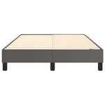 vidaXL Cadre de lit sans matelas gris 120x200 cm similicuir