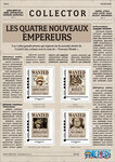 Collector 4 timbres - One Piece - Lettre internationale