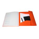 Trieur Polypropylène 3 Rabats 8 Compartiments Opak - Couleurs Assorties - X 10 - Exacompta
