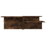 vidaXL Tables basses 2 Pièces Chêne fumé Bois d'ingénierie