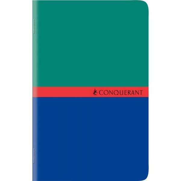 HAMELIN Carnet reliure piqûre 9x14 cm 96 pages petits carreaux papier 70g CONQUERANT SEPT