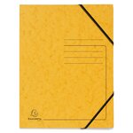 Pack De 5 Chemises À Élastique Sans Rabats Carte Lustrée 355gm2 - A4 - Couleurs Assorties - X 5 - Exacompta