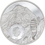 MOUNT EVEREST First Ascent 2 Once Argent Monnaie 10 Dollars Cook Islands 2023