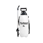 Vaporisateur à pression  lance  buse réglable  indicateur de niveau  sangle  8 L  système à pompe  blanc/noir