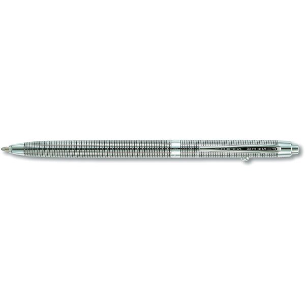 Stylo Bille B4 Space 1 Corps Chrome Quadrillé Pointe Moyenne Noir FISHER SPACE PEN