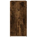 vidaXL Buffets 2 Pièces chêne fumé 79x38x80 cm bois d'ingénierie