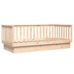vidaXL Lit de jour 100x200 cm bois de pin massif