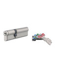 THIRARD - Cylindre de serrure double entrée T2  40x60mm  nickel  anti-arrachement  anti-perçage  anti-crochetage  5 clés