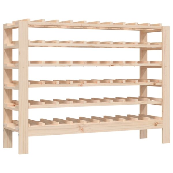 vidaXL Casier à vin 109 5x30x82 cm Bois de pin massif