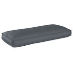 vidaXL Coussin de palette pour siège/dossier Anthracite 120x50x12 cm Tissu Oxford