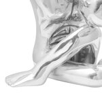 vidaXL Sculpture Argent 63x20x22 cm Aluminium Penseur